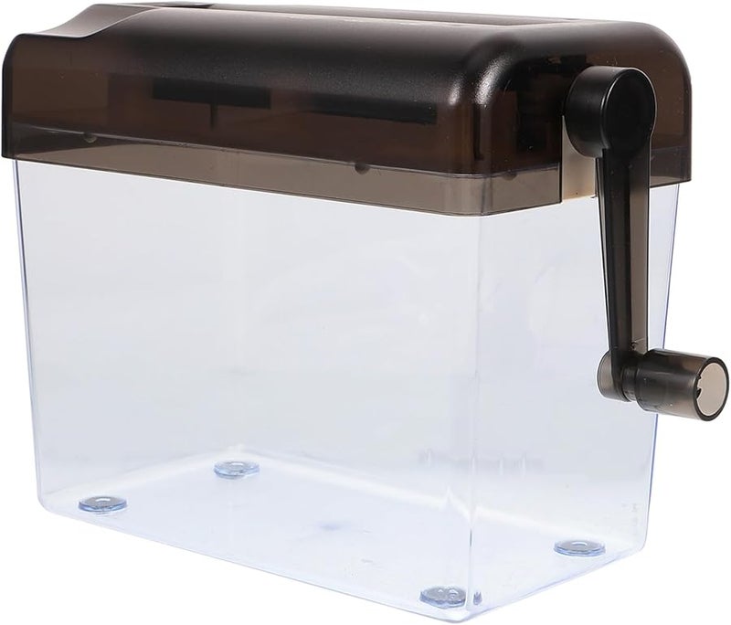 Manual Hand Crank Paper Shredder Portable For Home Office School Use No Electricity Needed - Image 1